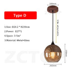 Nordic Wood & Glass Pendant Light – Qolux – Product Detail 9