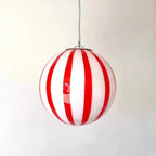 Candy-Stripe Swirl Glass Globe Pendant – Novaro – Product Detail 10