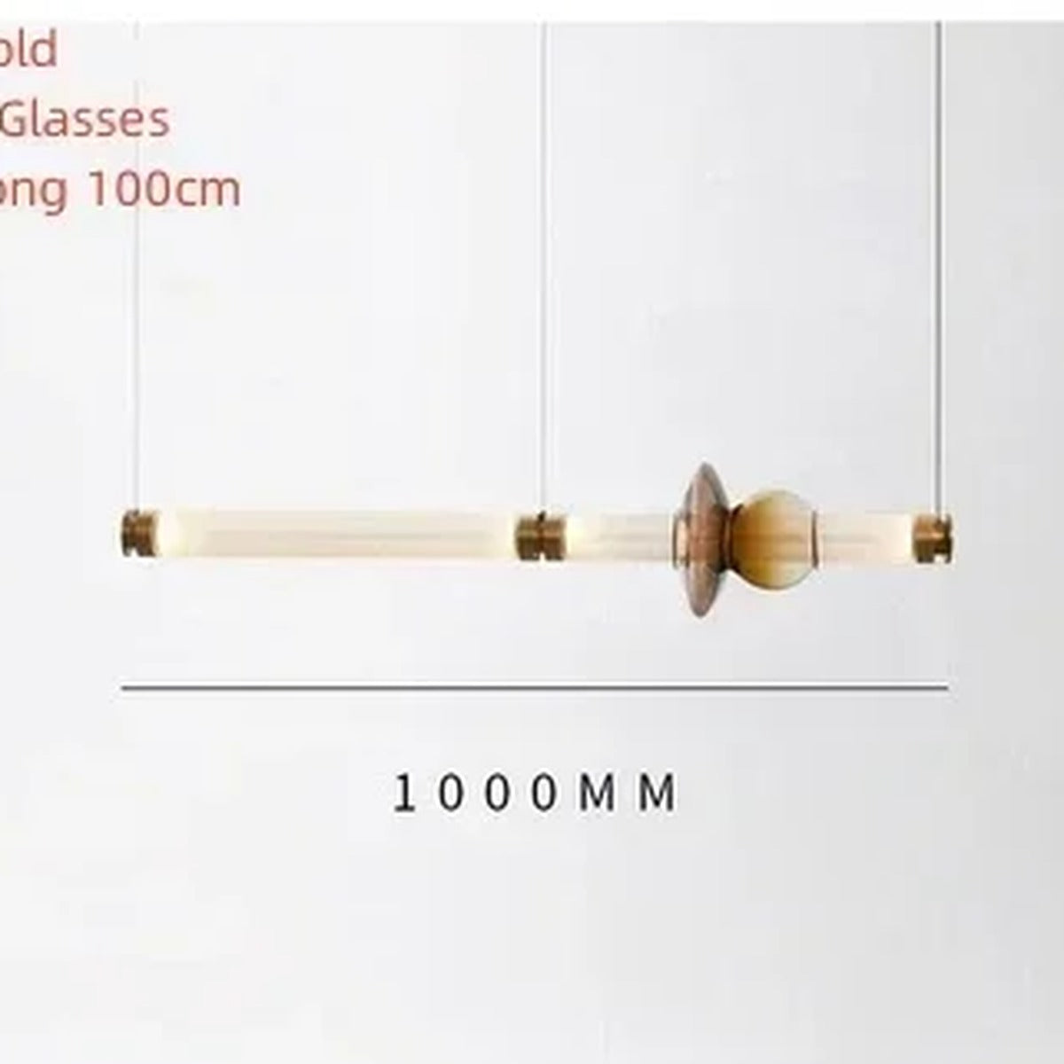 Pendant Light Luxara — Gold 100cm