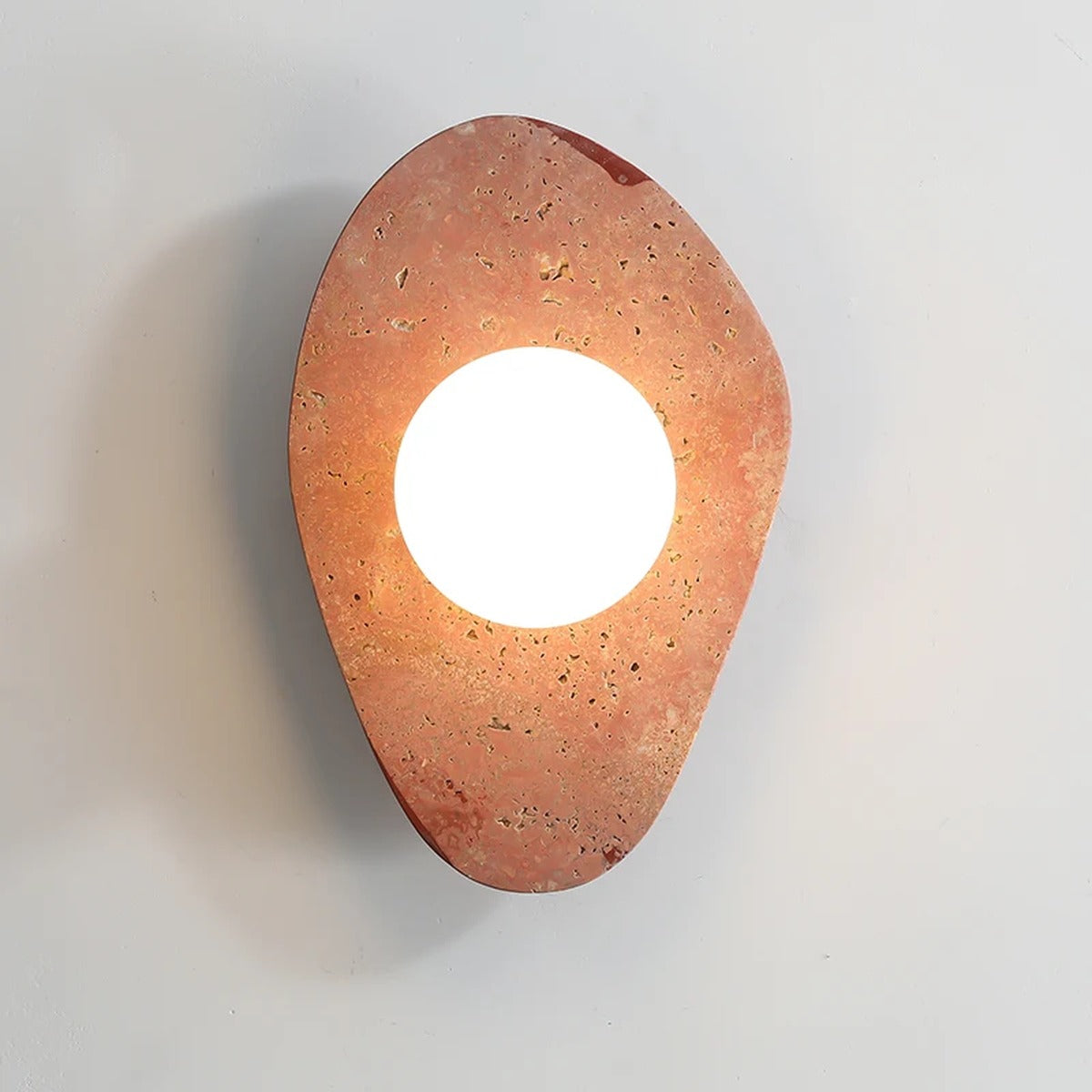 Organic Stone Petal Wall Sconce – Mvoreth – Lifestyle View 4