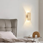 Travertine & Crystal Up/Down Wall Light – Jolux – Lifestyle View 4