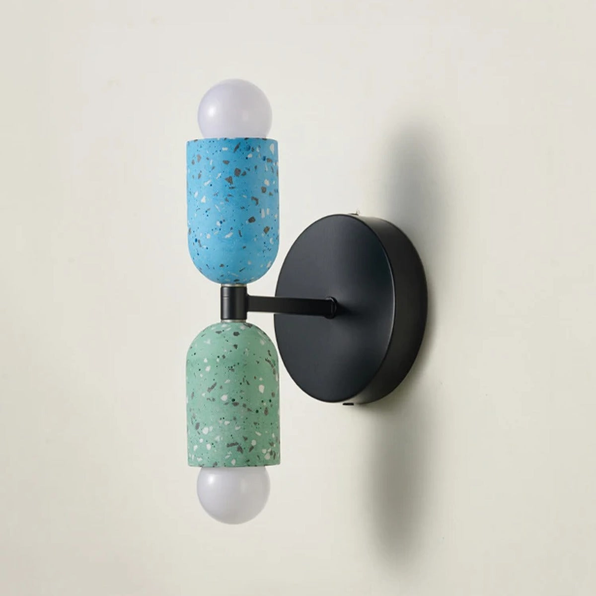 Dual Cement Cylinder Wall Sconce – Kvrix – Product Detail 6