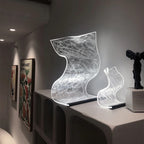 Sculptural Acrylic Light-Field Table Lamp – Luxivorn – Product Detail 5