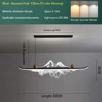 Mountain Landscape LED Linear Pendant – Ievorn – Product Detail 8