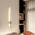 Minimalist Linear LED Wall Sconce – Rvrix – Hammer Style, White Finish, Lifestyle