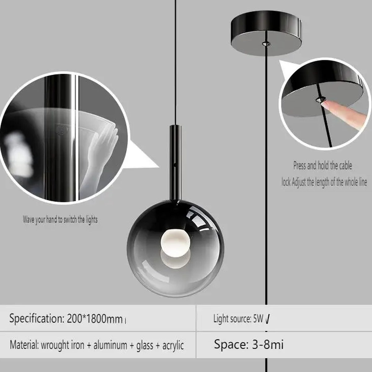 Prismavik Touch Sensor Control, 20 cm, technical specification
