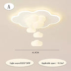 Fjordel cloud cluster tiered LED ceiling light kids nursery