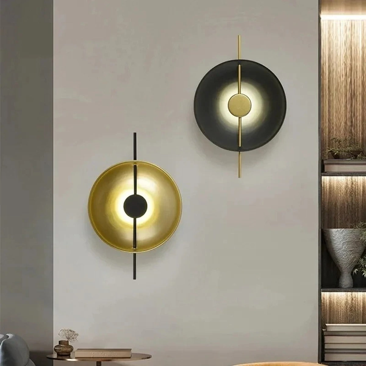 Concave Disc Reflector Wall Sconce – Moluxen – Product Detail 5
