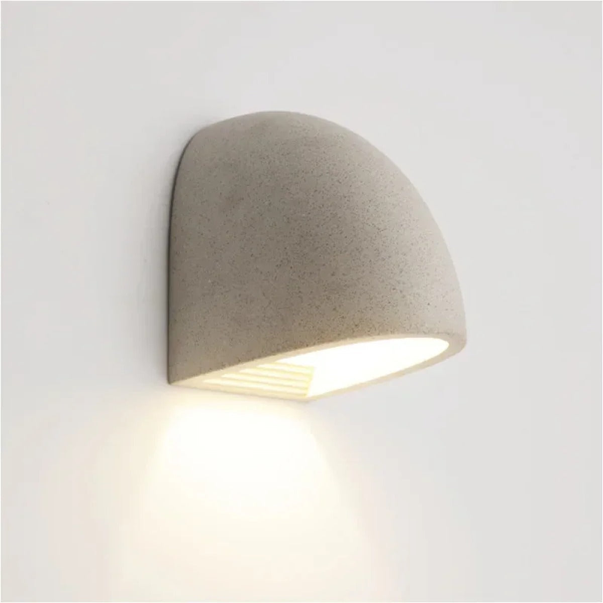 Sandstone Dome LED Wall Sconce – Poolven – Hero Shot