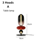 Stacked Art Glass Pebble Table & Floor Lamp – Darvorn – Product Detail 7