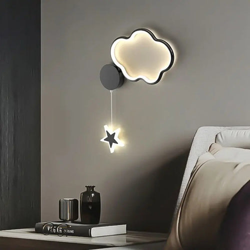 Cloud & Star LED Wall Sconce – Beloria – Hero Shot
