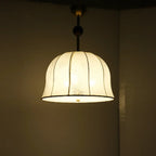Botanical Print Petal Dome Pendant Light – Mellura – Lifestyle View 4