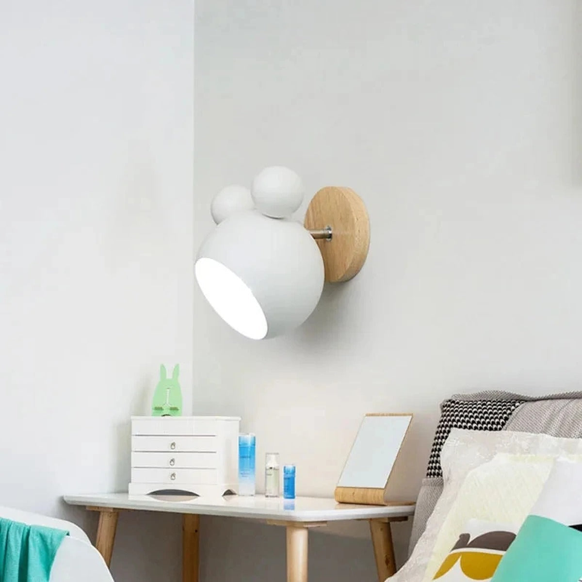 Whimsical Bear Wall Sconce – Descendra – Lifestyle View 4