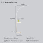 Arclume Arc Floor Lamp — White, dimensions