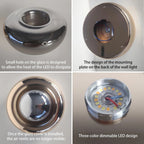 Concentric Ring LED Wall Sconce – Marvion – Lifestyle View 3