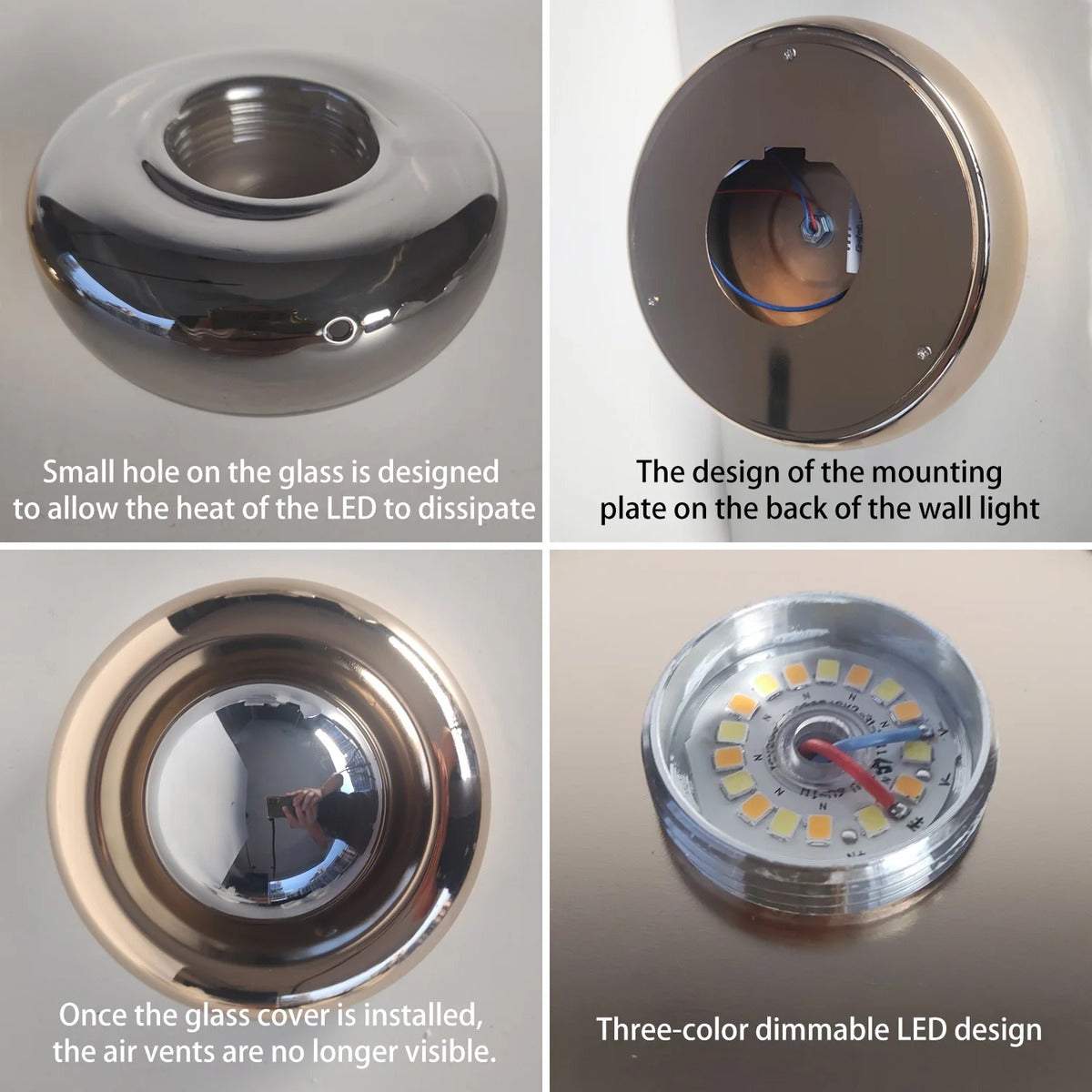 Concentric Ring LED Wall Sconce – Marvion – Lifestyle View 3