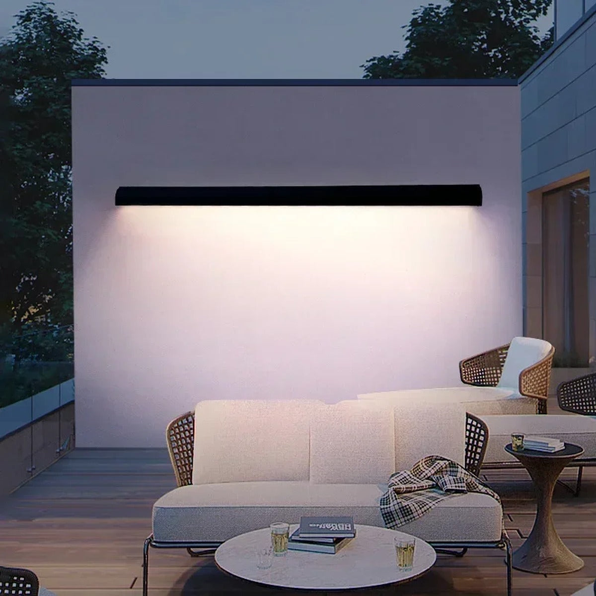 Slim Linear Outdoor LED Wall Light – Mirtova – Product Detail 5