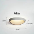 Modern Wall Sconce Luxara — BLANC