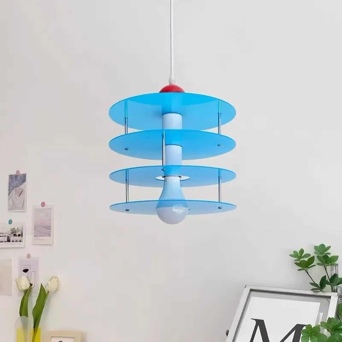 Stacked Acrylic Disc Pendant Light – Luminth – Hero Shot