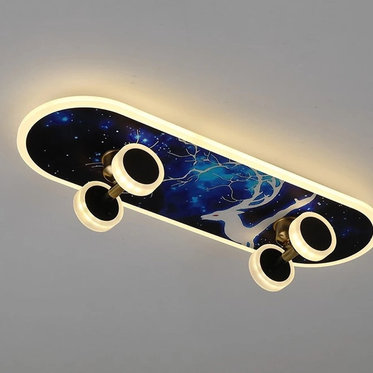 Pensara — installed in teen room with warm overhead light effect
