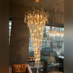 Crystal Icicle Cascade Chandelier – Larvex – Product Detail 6