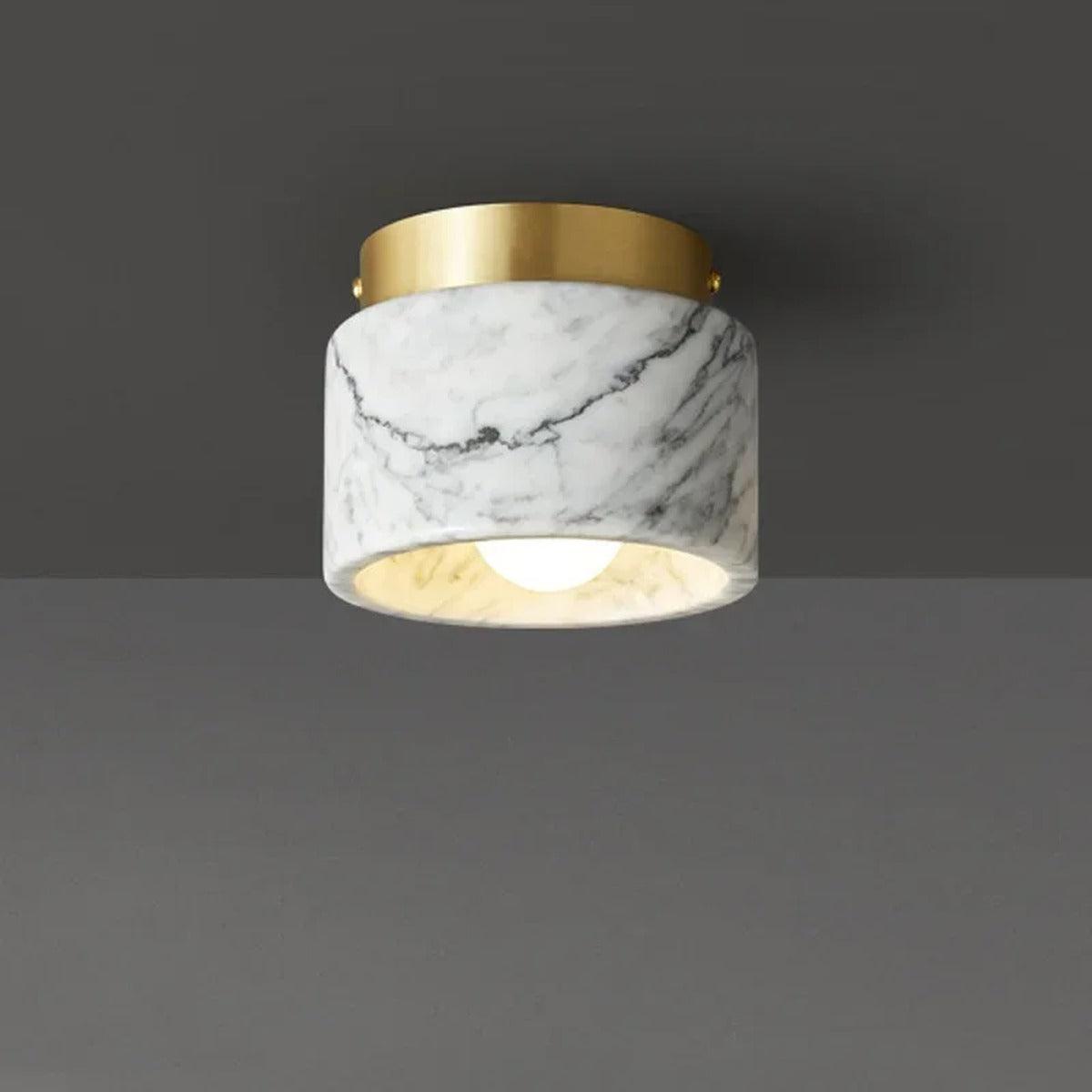 Natural Stone Ceiling Light Petranov – Lifestyle View 2