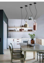 Nordic Industrial Geometric Pendant Light Kvaelindra – kitchen cluster in three colors
