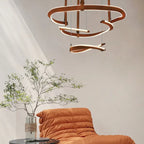 Warm Contemporary Chandelier Convoria – Lifestyle View 4