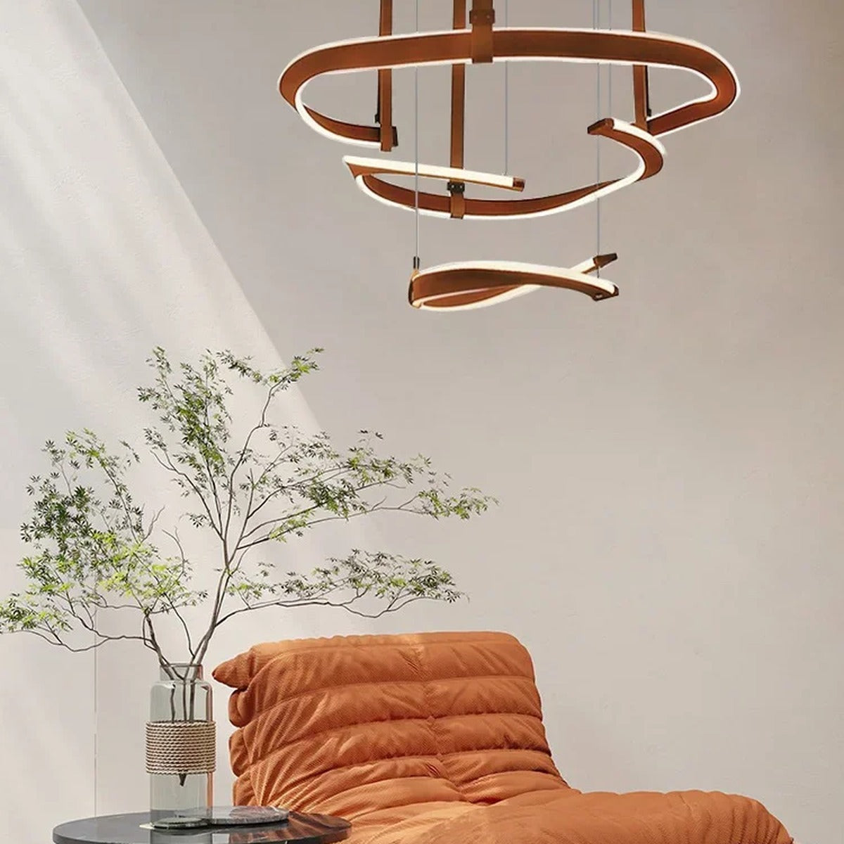 Warm Contemporary Chandelier Convoria – Lifestyle View 4