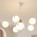 Jaelston 6-Globe Bouquet Chandelier in White – Lifestyle