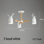Nordic Antler Wood Arm Cone Chandelier – Birken – Product Detail 10