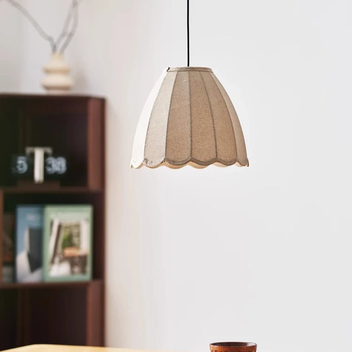 Pleated Linen Dome Pendant & Bar Light – Xevanth – Product Detail 5