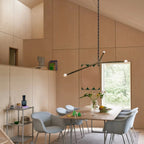Brass Branch Chandelier & Wall Sconce – Vevaris – Lifestyle View 3
