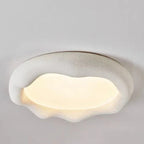 Textured Plaster Flush Ceiling Light – Nimvora – Product Detail 11