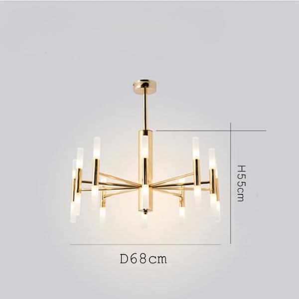 Mid-Century Sputnik Chandelier Radex – Product Detail 10