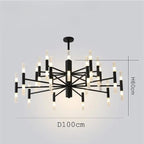 Mid-Century Sputnik Chandelier Radex – Product Detail 12