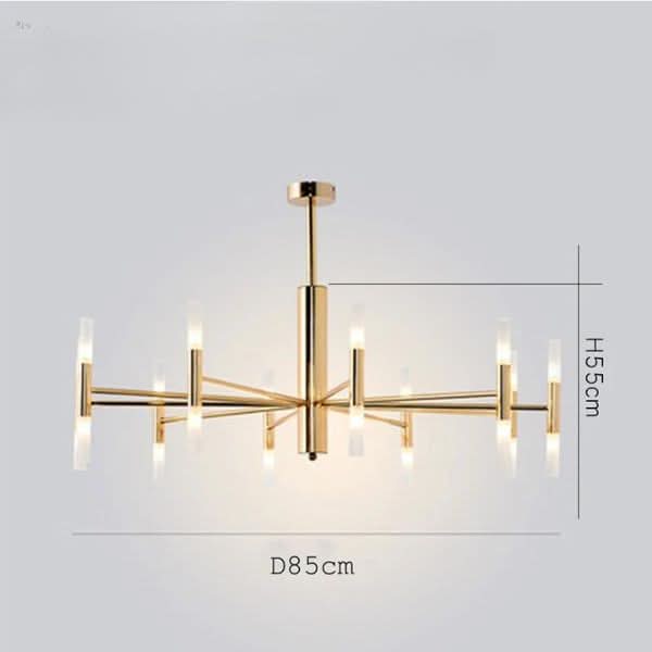 Mid-Century Sputnik Chandelier Radex – Product Detail 9