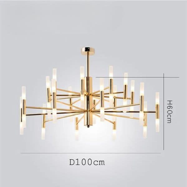 Mid-Century Sputnik Chandelier Radex – Product Detail 8