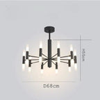 Mid-Century Sputnik Chandelier Radex – Product Detail 14