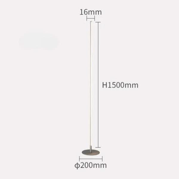 Sculptural Metal Arc Floor Lamp Nordvex – Lifestyle View 3