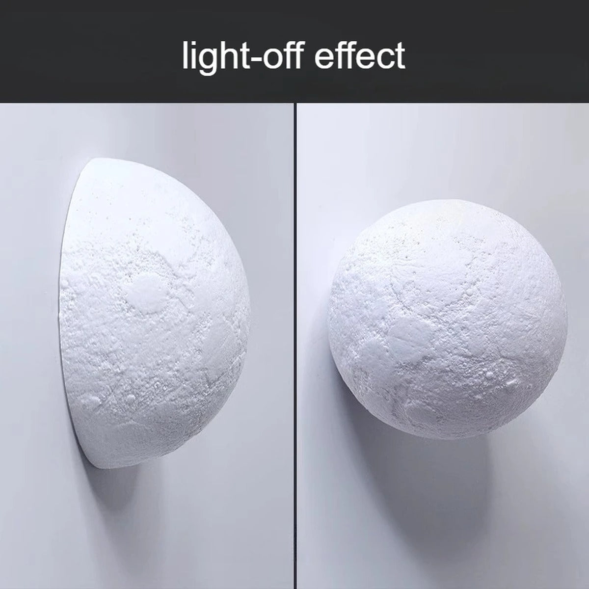Moon Surface Half & Full Sphere LED Wall Light – Calvion – Product Detail 5