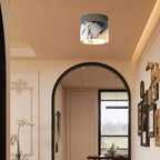 Natural Marble Cylinder Ceiling Light Marbrion – Lifestyle View 3