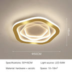 Faelora ceiling light, Gold 50cm variant