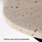 Terravox Travertine Pendant Light — travertine stone texture detail