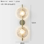 Minimalist Pendant Light Luxara — Style C — Clear glass