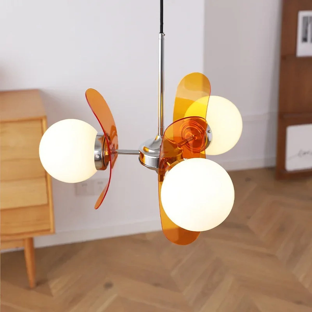 Acrylic Bean Pendant Lamp Caelobeans — lifestyle scene 2