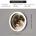 Moon Astronaut LED Circle Wall Sconce – Celrix – Product Detail 7