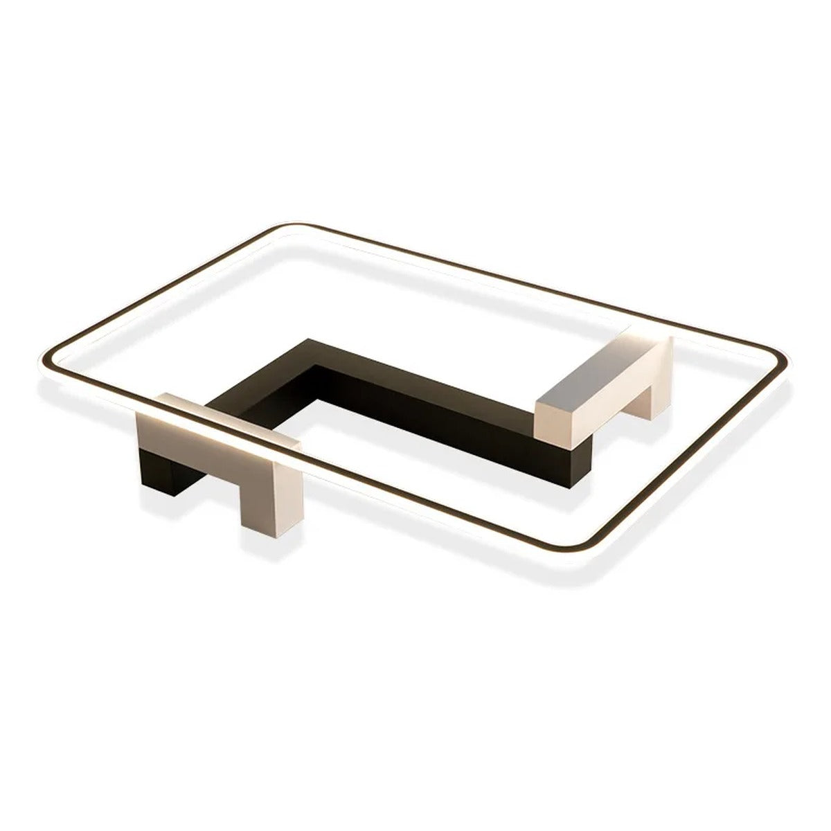 Geometric LED Halo Flush Ceiling Light – Axiomar – Product Detail 5