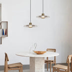 Eloquen Flying Saucer Pendant – Cognac, dining room lifestyle