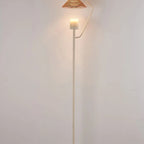 Minimalist Pendant Light Renindra — Ivory Woven
